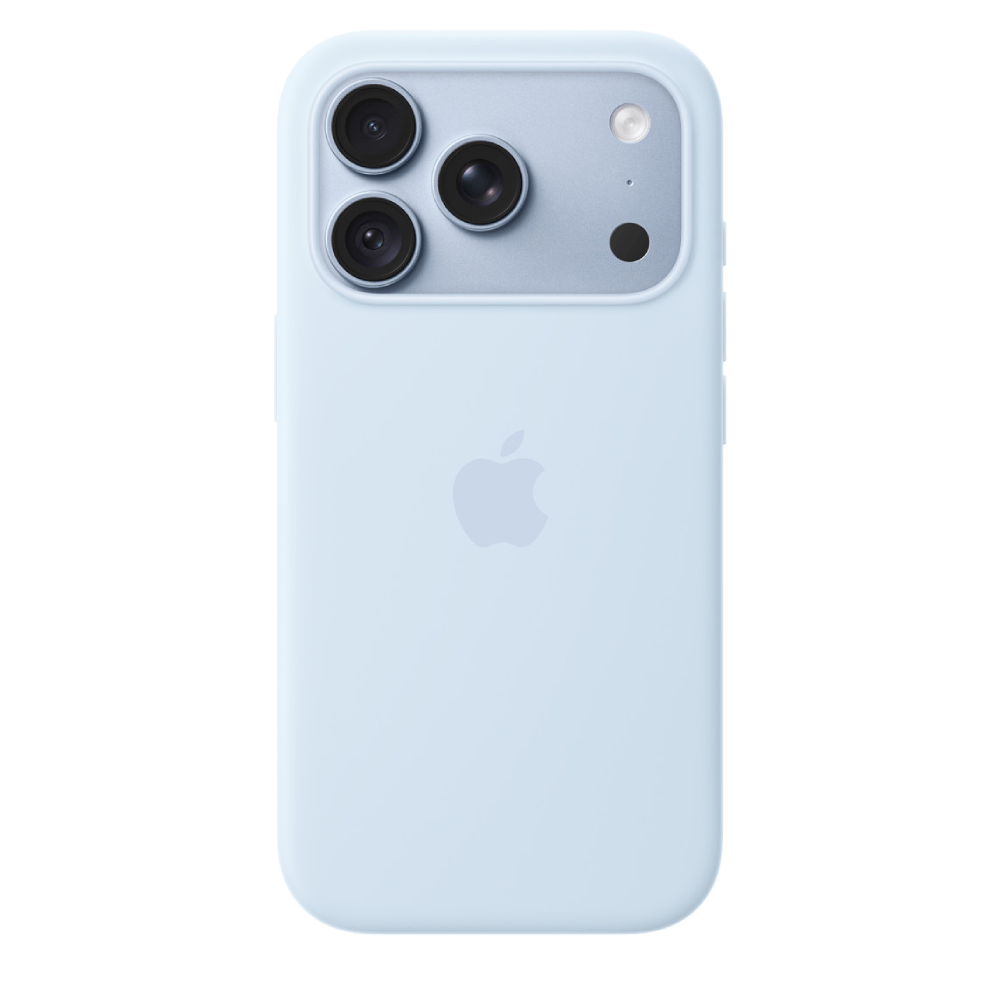 iPhone 18 Pro Max Silicone Case with MagSafe - Crisp Blue